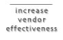 vendor effectiveness